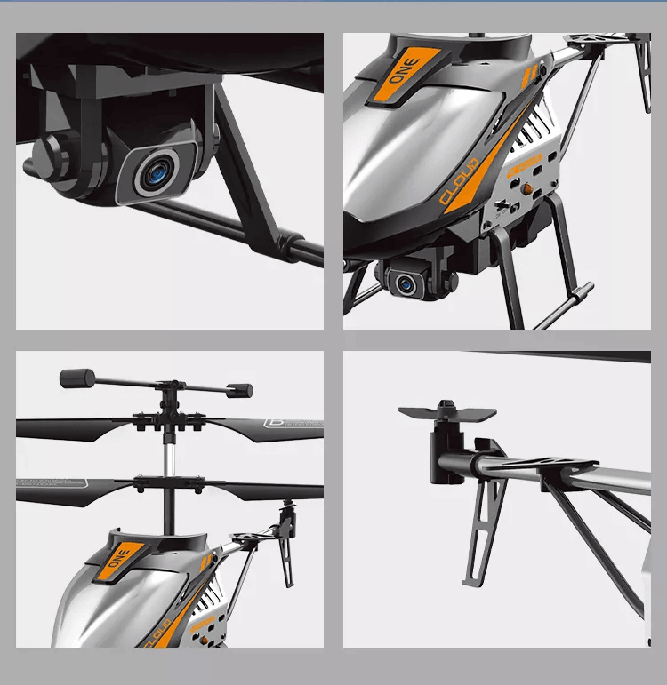 2.4G 4CH Sky Max RC Flying Helicopter with Camera and Lights - Sterilamo