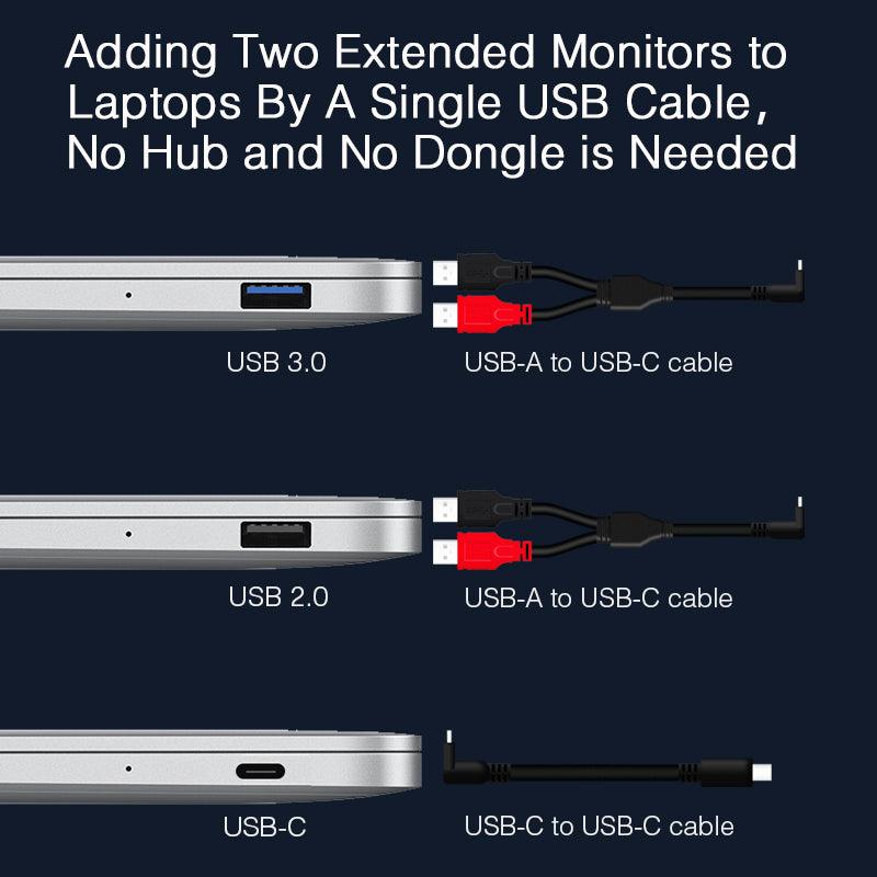 2023 portable 14 inch laptop triple screen laptop screen extender - Sterilamo