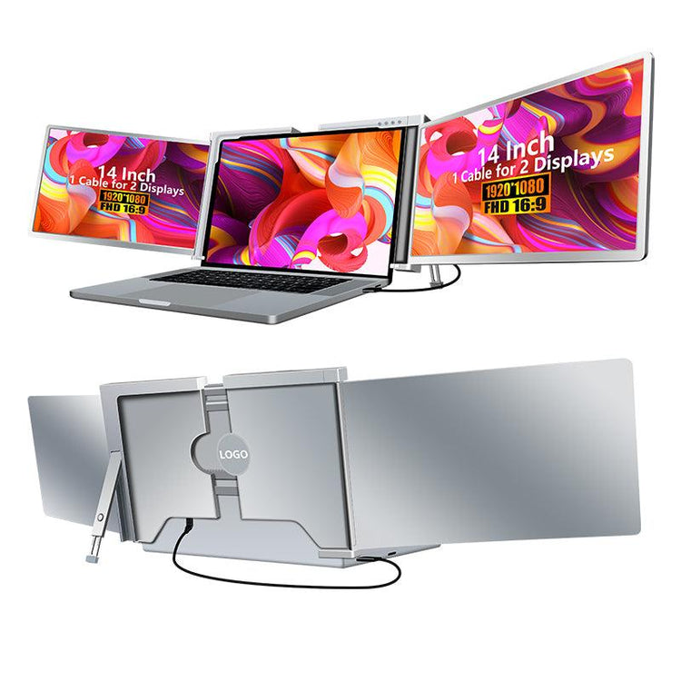 2023 portable 14 inch laptop triple screen laptop screen extender - Sterilamo