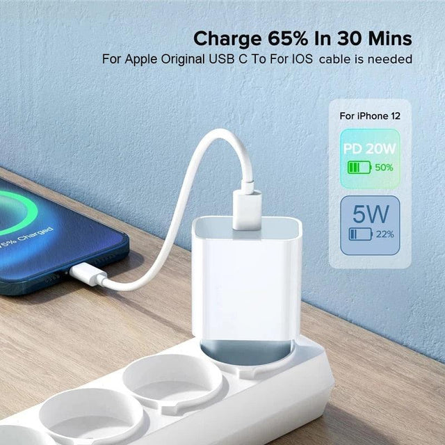 20W Fast Charger For iPhone - Sterilamo