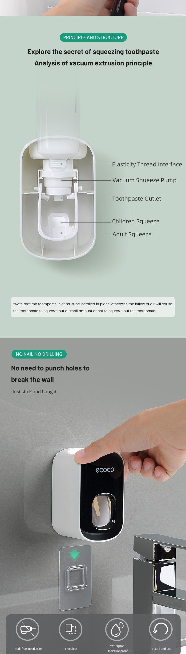 Automatic Toothbrush Holder Dispenser - Sterilamo