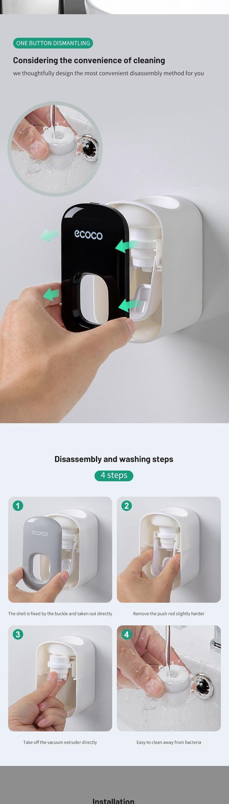 Automatic Toothbrush Holder Dispenser - Sterilamo