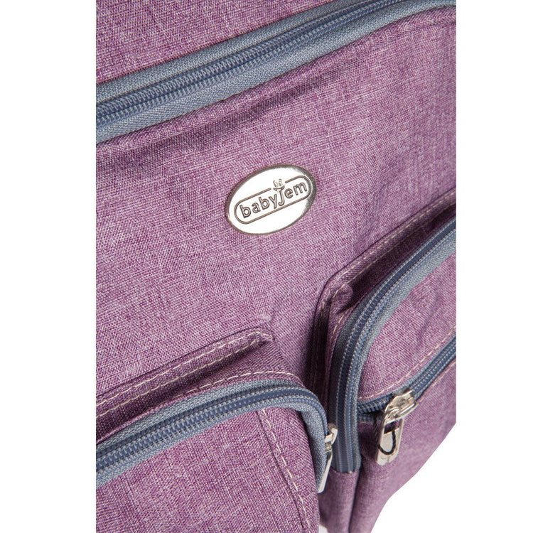 Babyjem Baby Care Bag, Pink, Denim,Pockets Waterproof Bag,Lightweight - Sterilamo