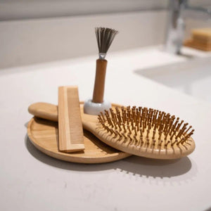 Bamboo Hair Brush Set - Sterilamo