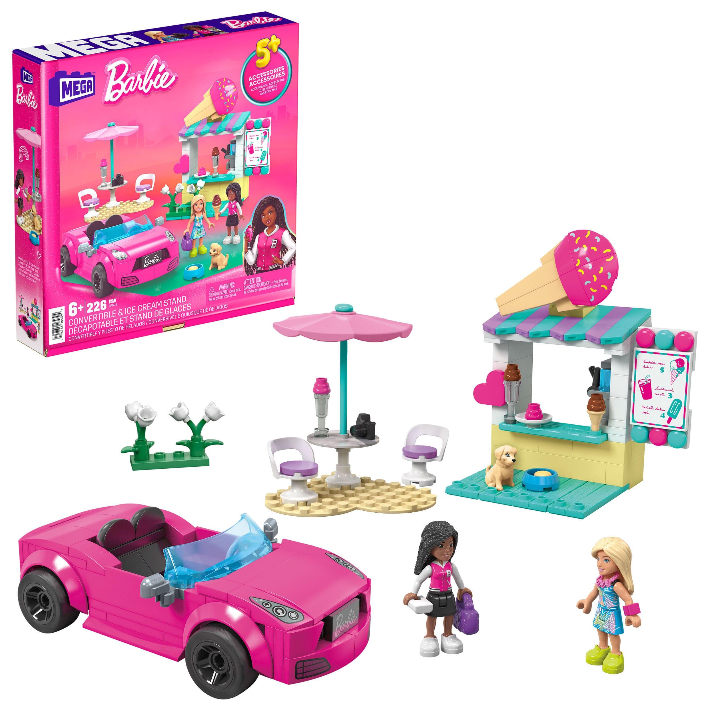 Barbie MEGA Bauset Cabrio & Eisstand - Sterilamo