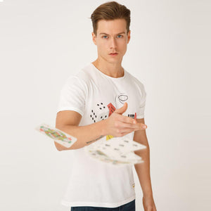 Biggdesign Faces Lucy T-Shirt, Printed Male T-shirt, Cotton , Crew - Sterilamo