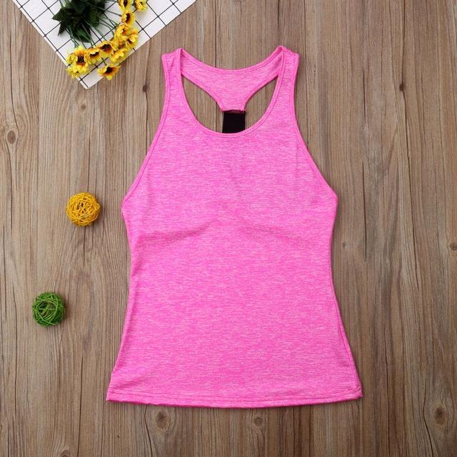 Casual Sleeveless Women Yoga Shirts - Sterilamo