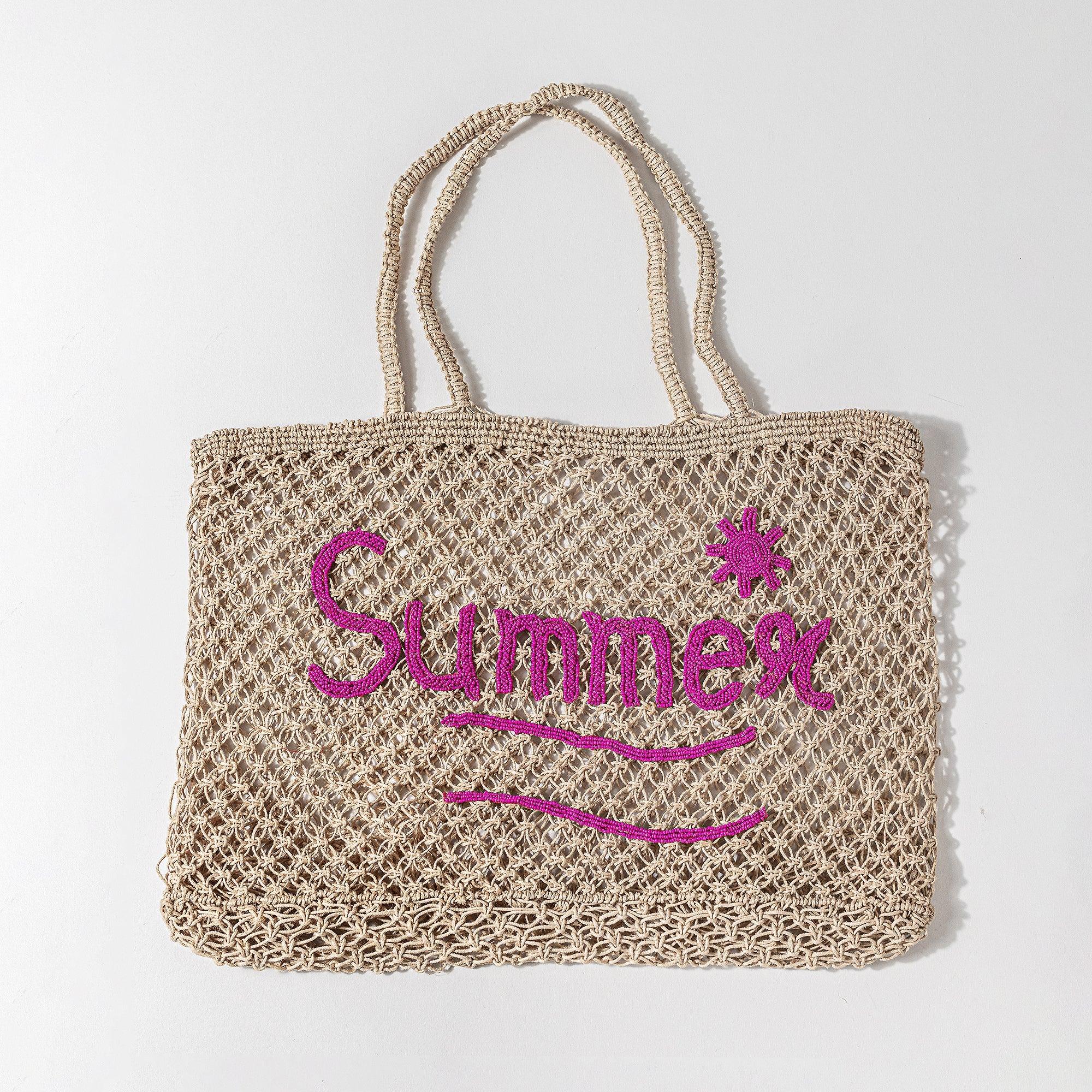 Jute handmade Summer Beach Bag - Sterilamo