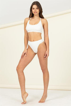 LEAN CLOSE TWO-PIECE BIKINI SET - Sterilamo