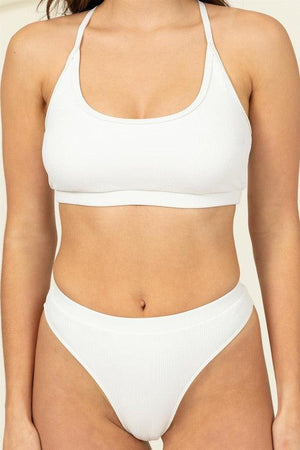 LEAN CLOSE TWO-PIECE BIKINI SET - Sterilamo