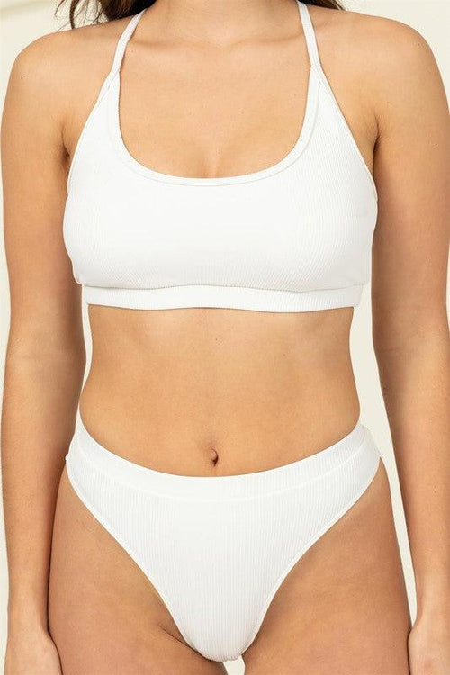 LEAN CLOSE TWO-PIECE BIKINI SET - Sterilamo