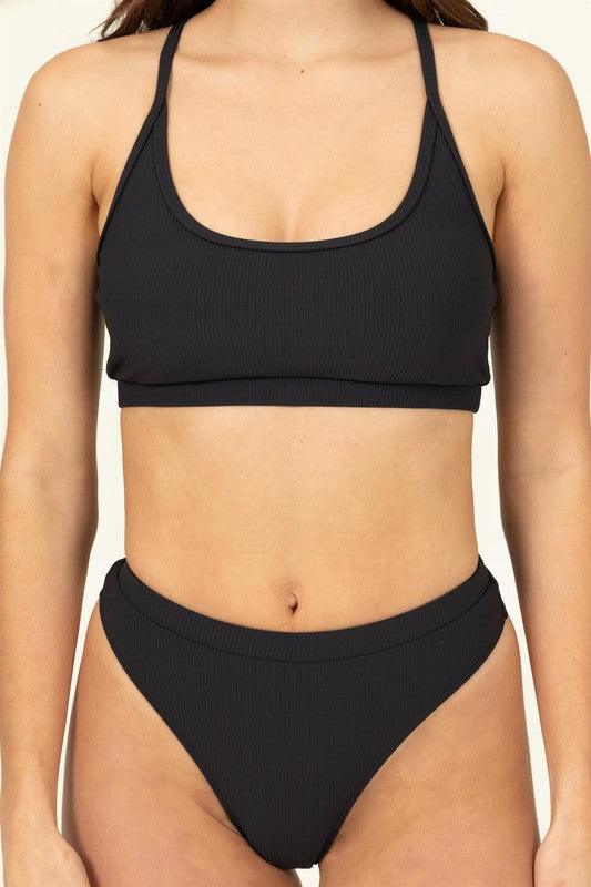 LEAN CLOSE TWO-PIECE BIKINI SET - Sterilamo