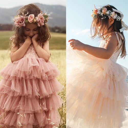Little Girl Ceremonies Dress Baby Children's Clothing Tutu Kids - Sterilamo