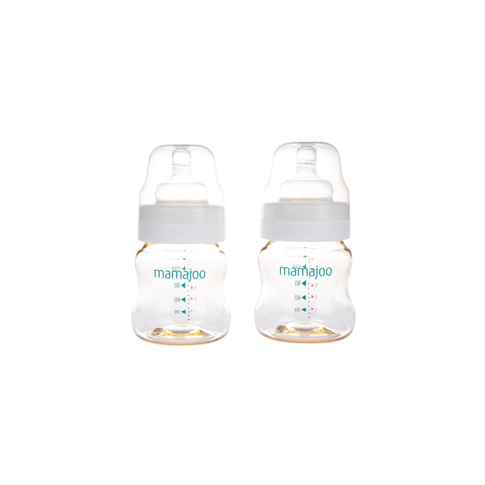 Mamajoo Gold Double Feeding Bottle, 150 ml, BPA Free, For Newborn - Sterilamo