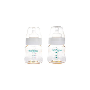 Mamajoo Gold Double Feeding Bottle, 150 ml, BPA Free, For Newborn - Sterilamo