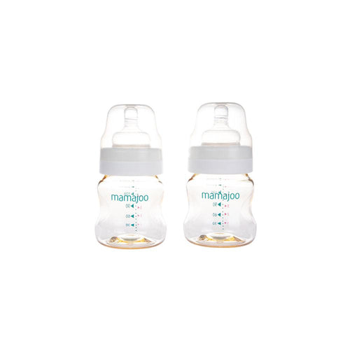 Mamajoo Gold Double Feeding Bottle, 150 ml, BPA Free, For Newborn - Sterilamo