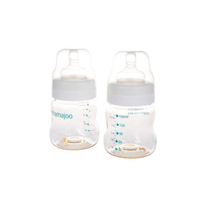 Mamajoo Gold Double Feeding Bottle, 150 ml, BPA Free, For Newborn - Sterilamo