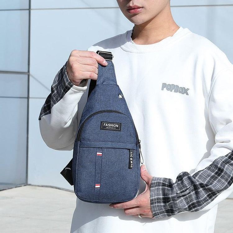 Men's Chest Bag New Fashion Korean-style Casual Sports Water-proof - Sterilamo
