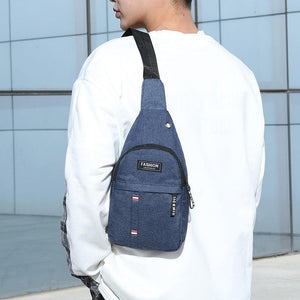 Men's Chest Bag New Fashion Korean-style Casual Sports Water-proof - Sterilamo