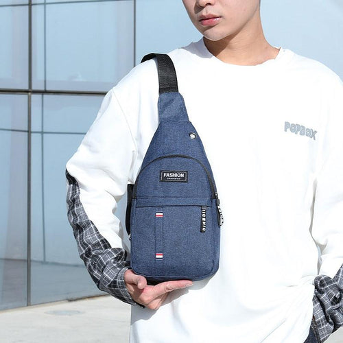 Men's Chest Bag New Fashion Korean-style Casual Sports Water-proof - Sterilamo