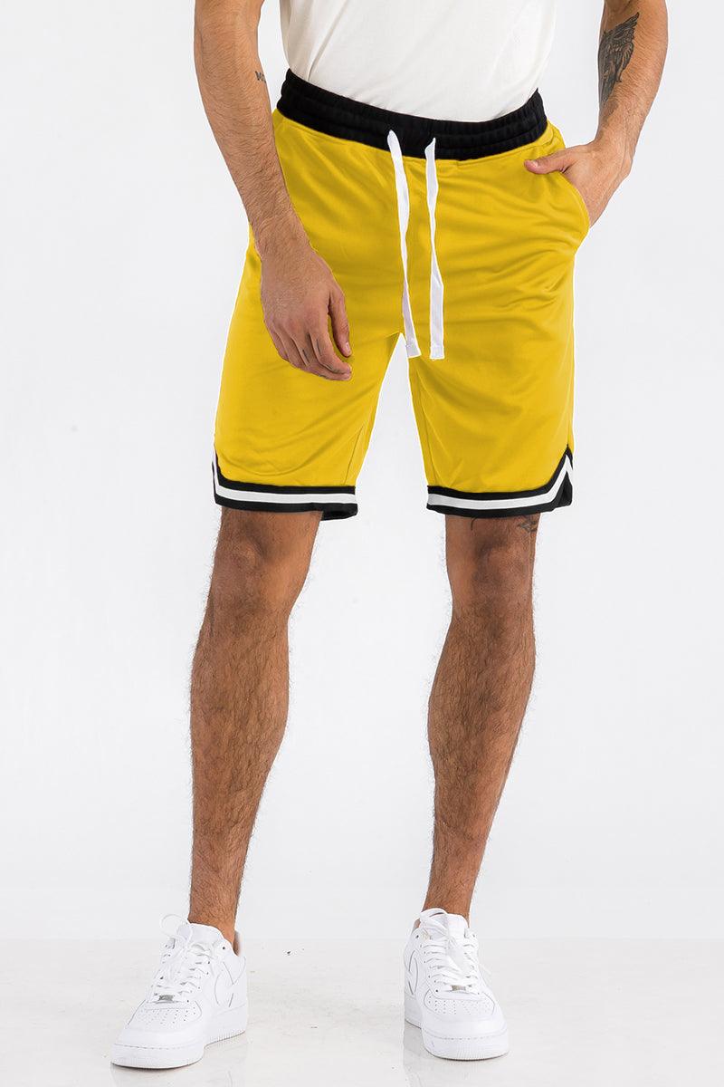 Mens Striped Basketball Active Jordan Shorts - Sterilamo