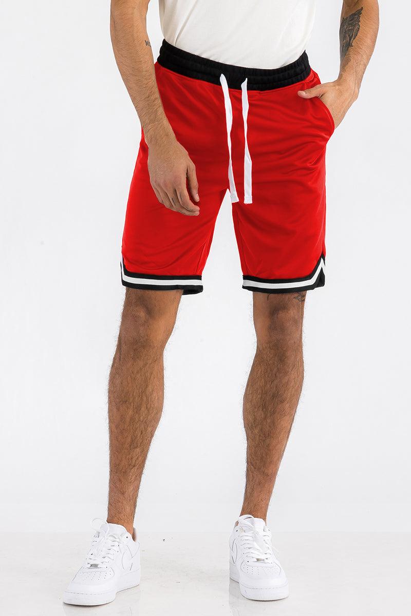 Mens Striped Basketball Active Jordan Shorts - Sterilamo
