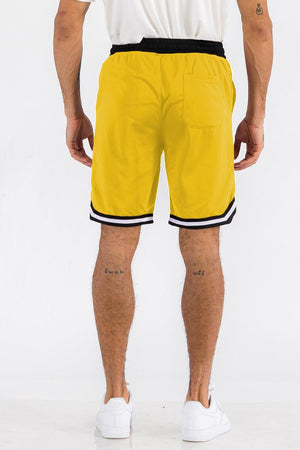 Mens Striped Basketball Active Jordan Shorts - Sterilamo