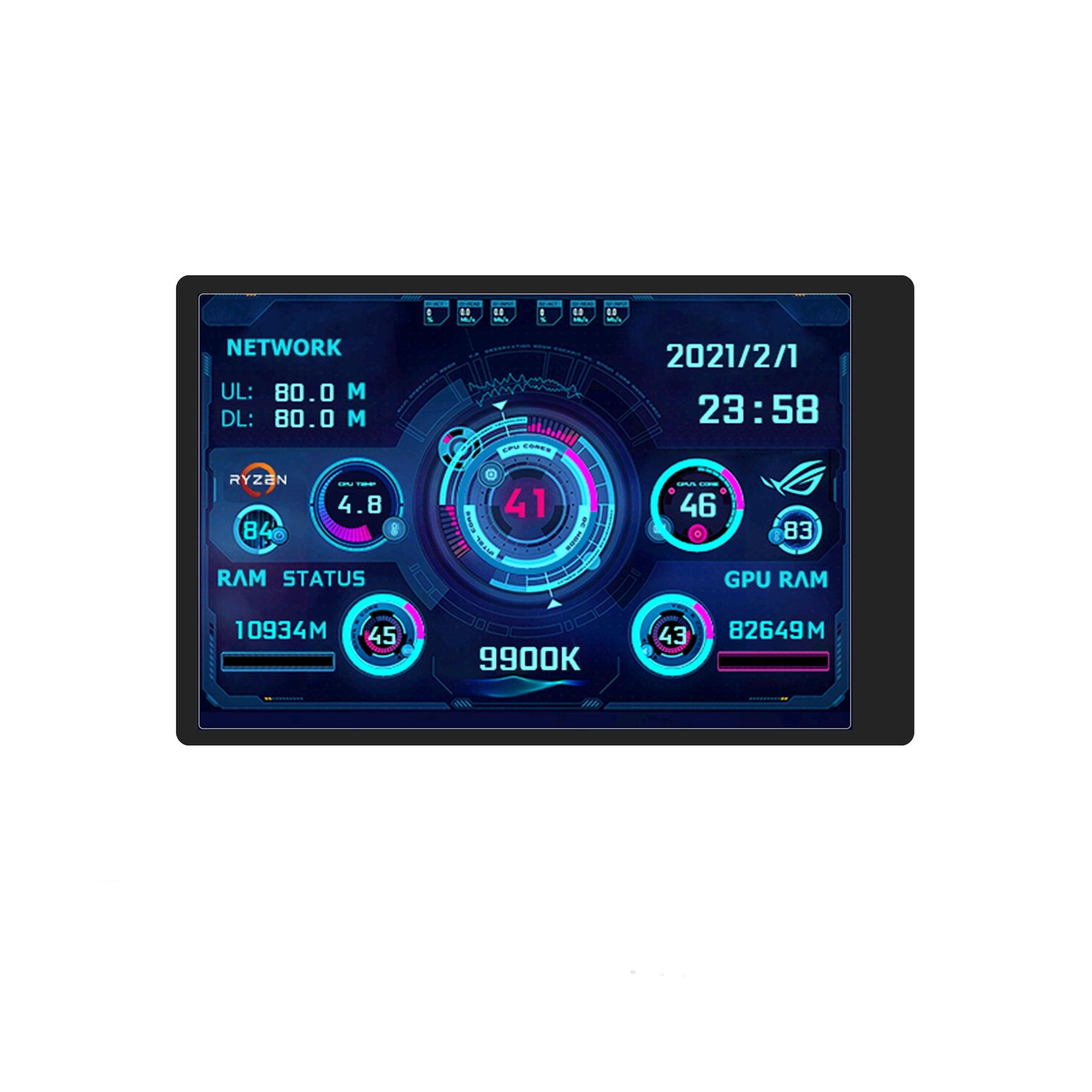 New 3.5 Inch Ips Type-c Secondary Screen Computer Cpu Gpu Ram Hdd - Sterilamo