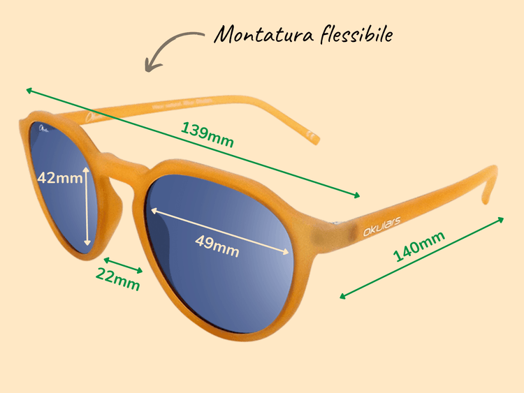 Okulars® Eco Pacific Amber Blue - Sterilamo