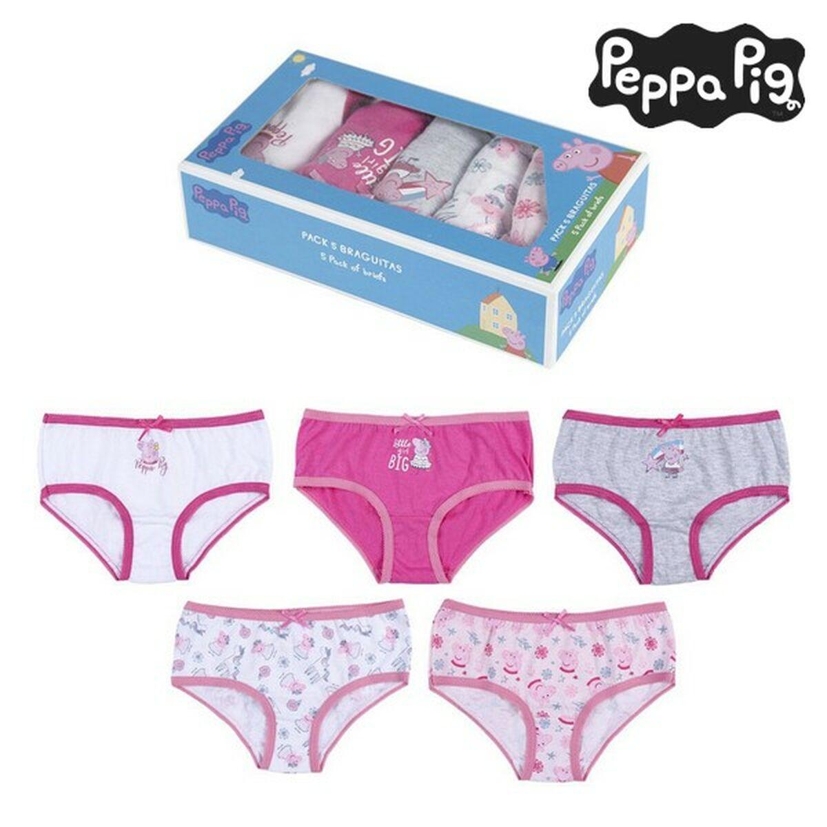 Pack of Girls Knickers Peppa Pig (5 uds) - Sterilamo