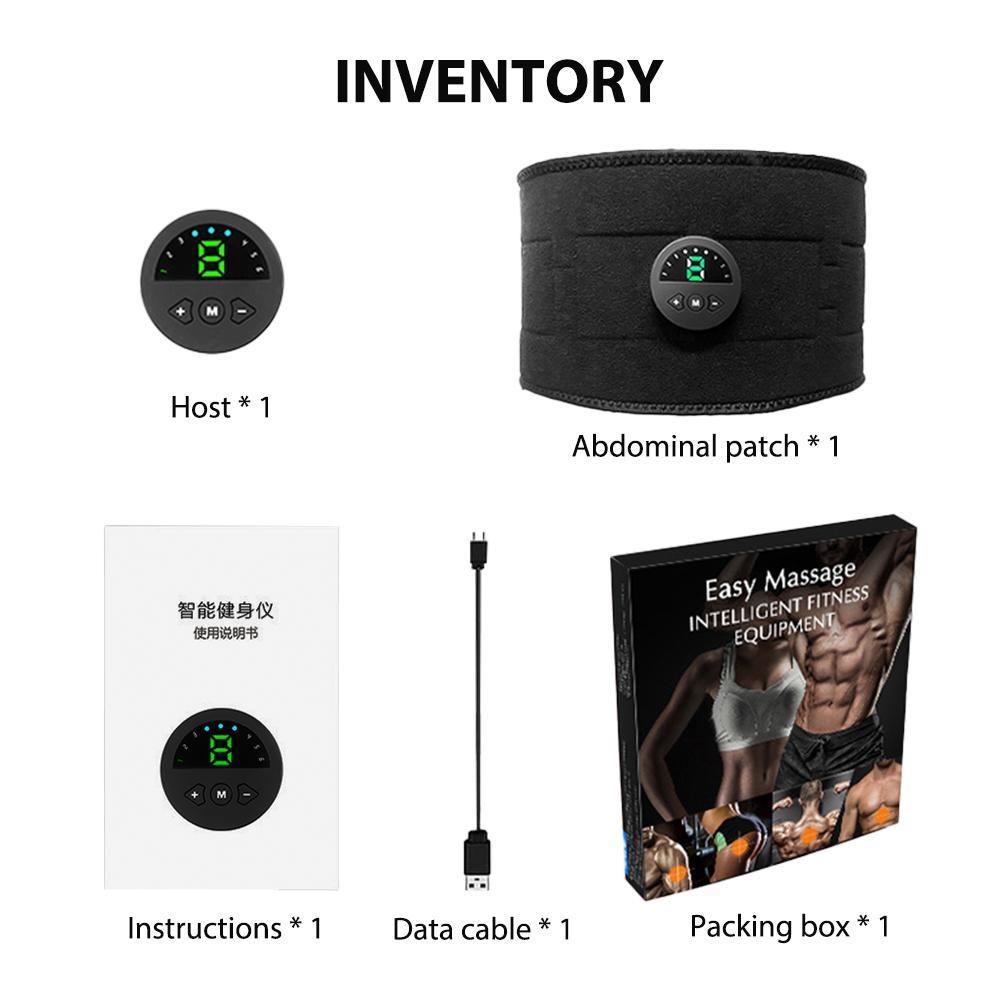 Smart EMS Fitness Vibration Belt Abdominal Trainer Muscle Slimming - Sterilamo