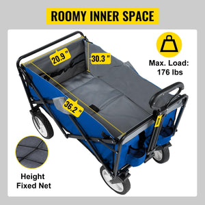 Trolley Folding Camping Wagon | Vevor Folding Wagon Cart | Folding - Sterilamo