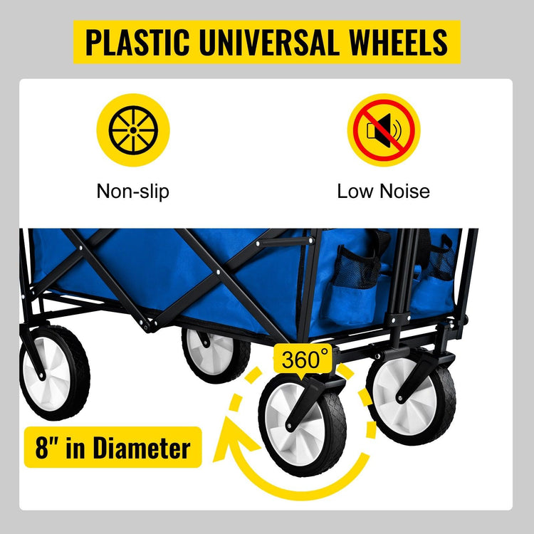 Trolley Folding Camping Wagon | Vevor Folding Wagon Cart | Folding - Sterilamo
