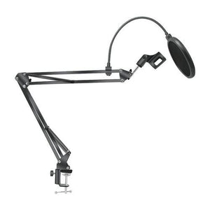 Usb Computer Condenser Microphone Kit With Adjustable Scissor Arm - Sterilamo