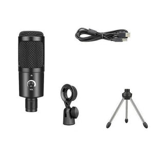 Usb Computer Condenser Microphone Kit With Adjustable Scissor Arm - Sterilamo
