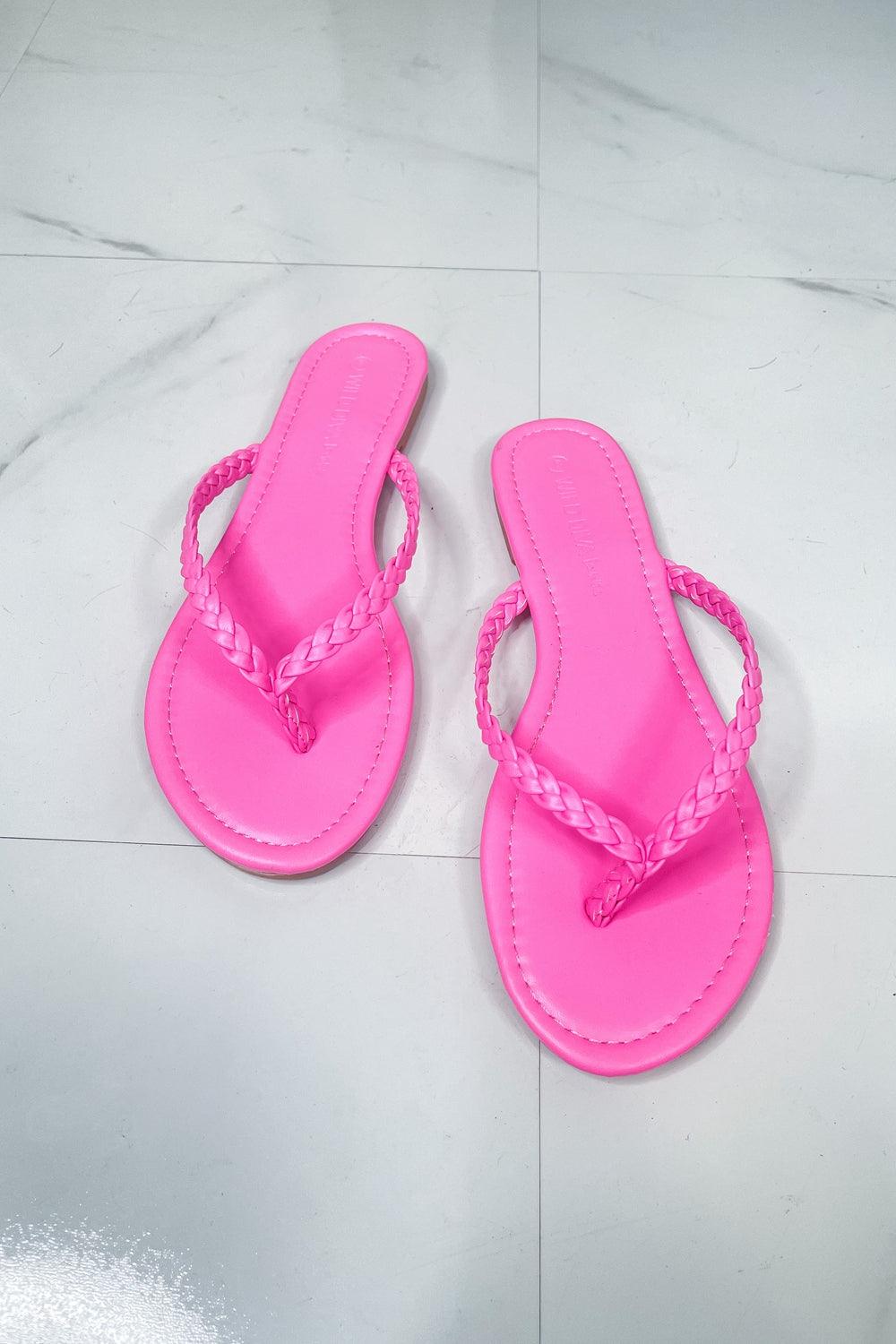 Waikiki Beach Braided Strap Flip Flop - Sterilamo