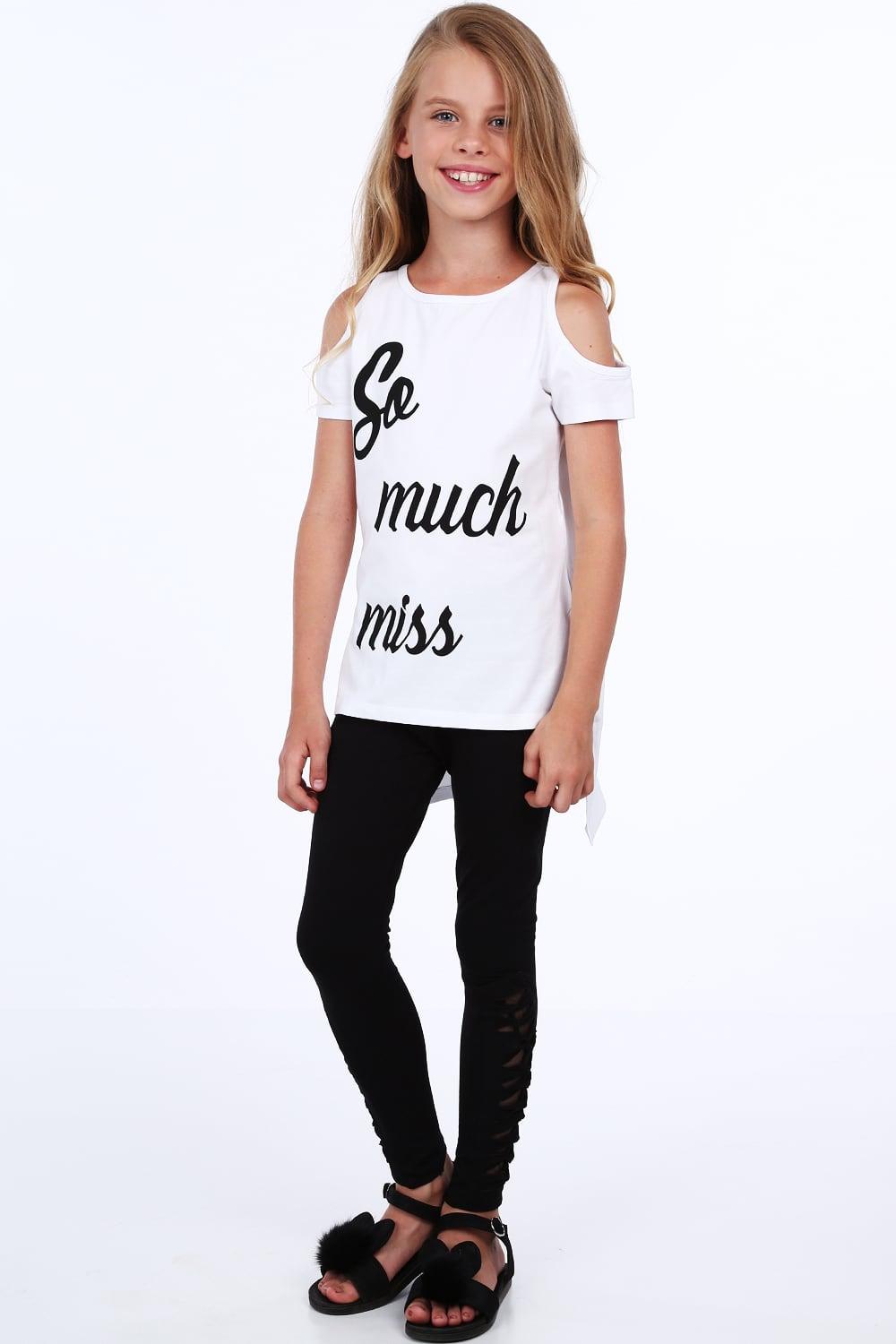 White blouse for girls with bare shoulders NDZ8227 - Sterilamo